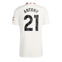 Pánský Fotbalový dres Manchester United Antony #21 2023-24 Třetí Krátký Rukáv